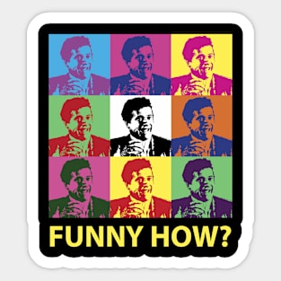 funny how? pop art Sticker